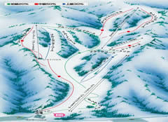 会津高原高畑スキー場ゲレンデマップMAP