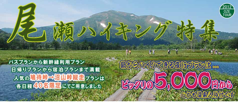 尾瀬ツアー・尾瀬ハイキング特集