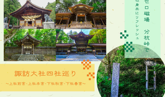 ゼロ磁場 分杭峠と諏訪大社四社巡り