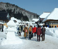 会津の雪まつりIN「大内宿」