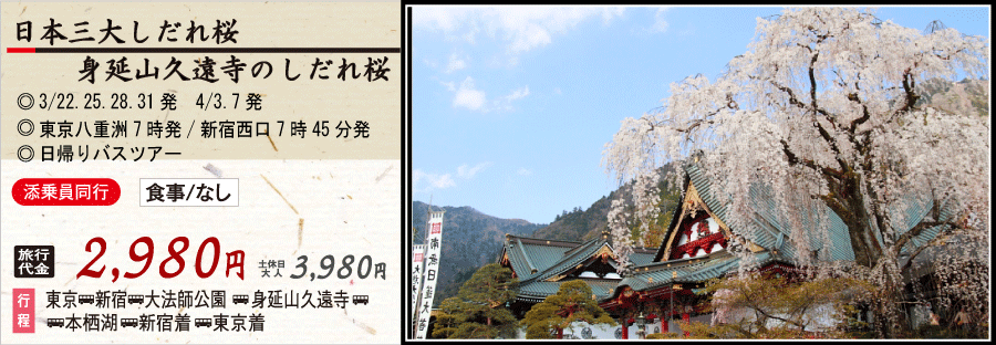 身延山久遠寺バスツアーのイメージ