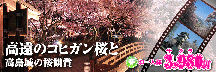 高遠の桜バスツアーのイメージ