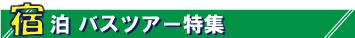 宿泊バスツアー特集