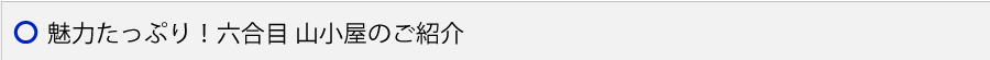 魅力たっぷり！六合目山小屋のご紹介