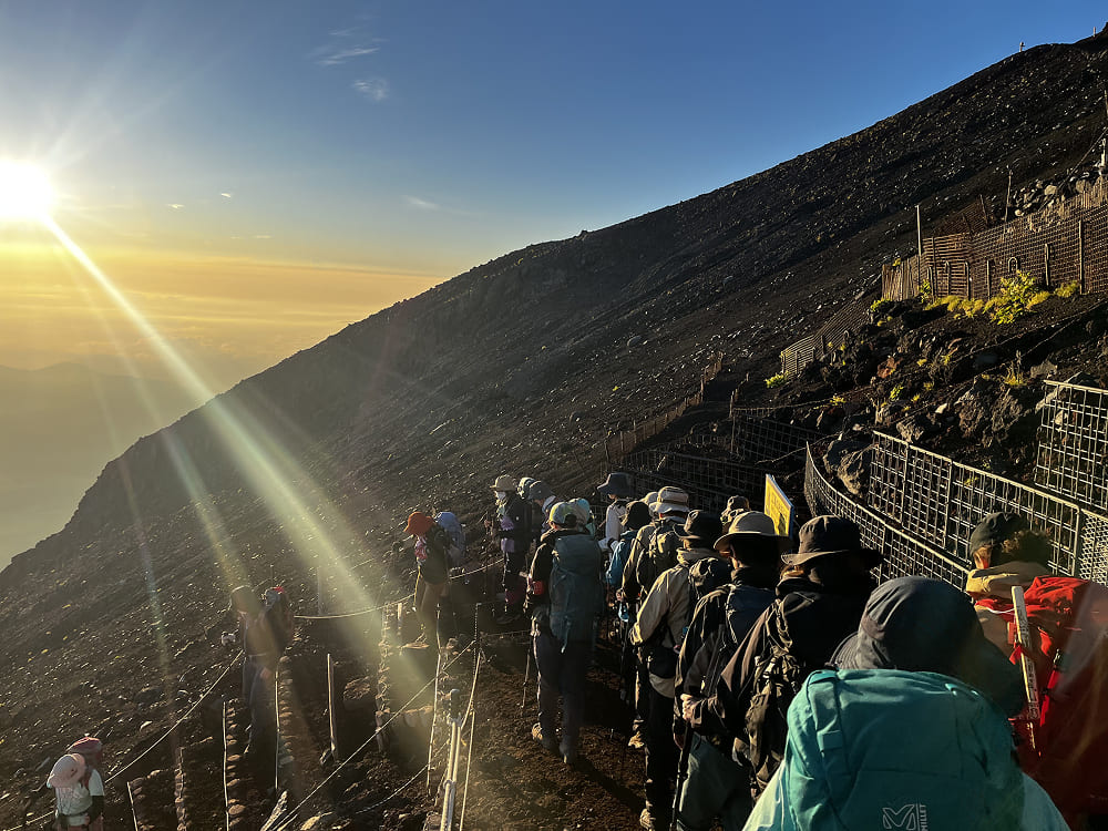 富士登山ツアー 山頂御来光ツアーイメージ