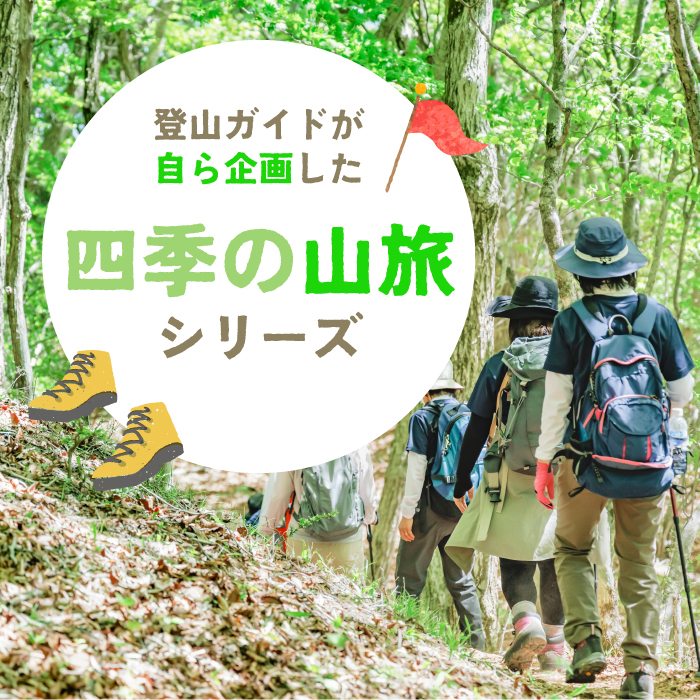 新ツアーも！四季の山旅シリーズ