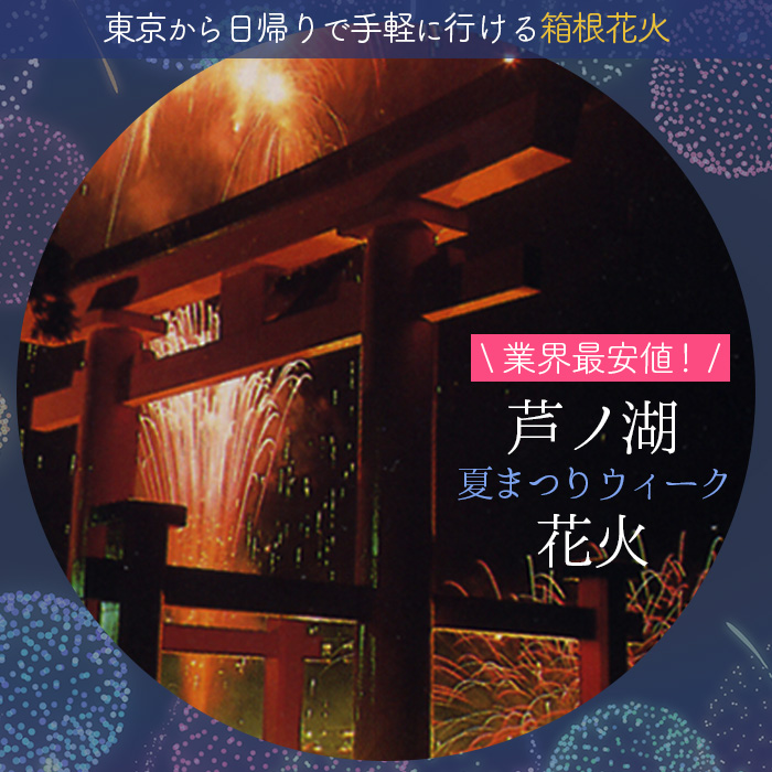 [業界最安値] 芦ノ湖夏まつりウィーク花火