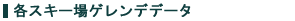 ゲレンデデータ