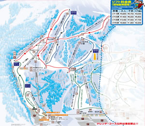 赤倉観光リゾートゲレンデMAP