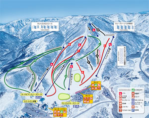会津高原だいくらゲレンデMAP