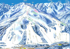 八方尾根スキー場ゲレンデMAP