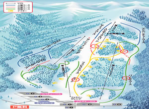 いいづなリゾートゲレンデMAP