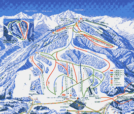白馬岩岳スキー場ゲレンデMAP