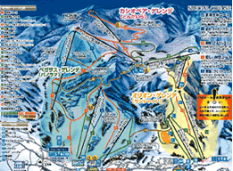 戸狩温泉スキー場ゲレンデMAP