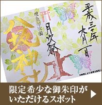 限定希少な御朱印がいただけるスポット