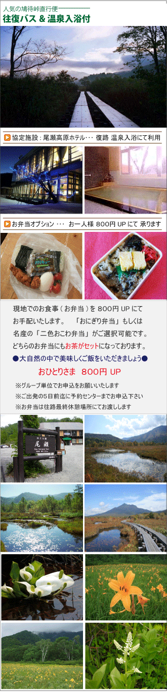 尾瀬バスツアーイメージ