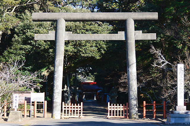 息栖神社の鳥居