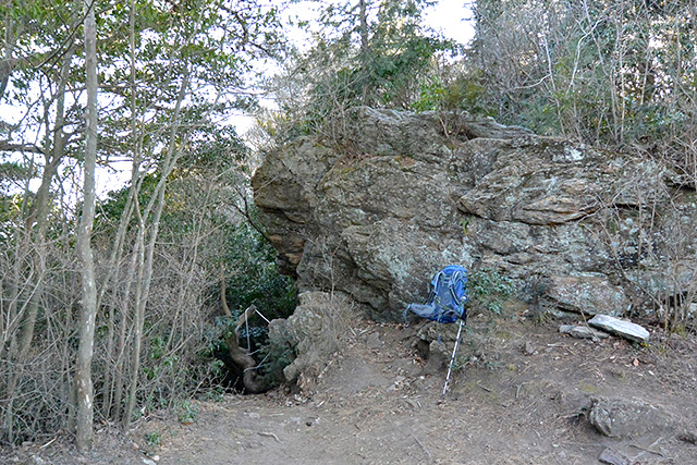 御岩山頂の奇岩