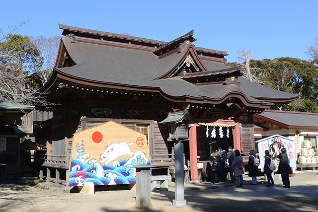 大洗磯前神社・拝殿