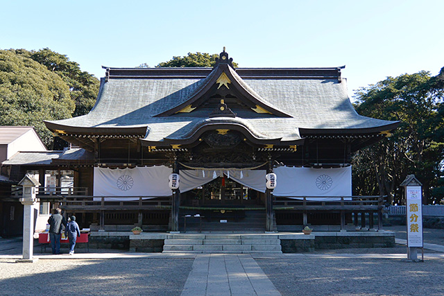 酒列磯前神社・拝殿