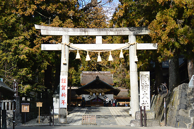 下社・春宮の鳥居