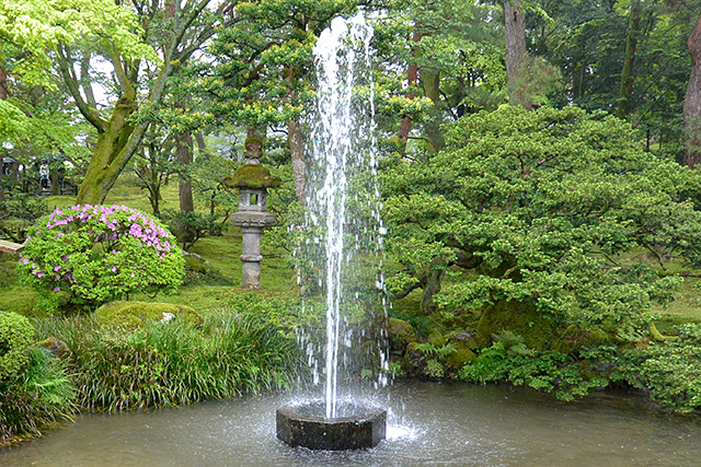 兼六園の噴水