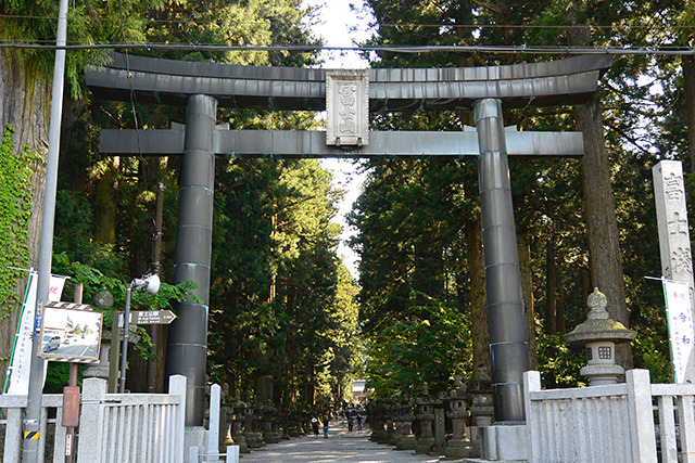 北口本宮冨士浅間神社の鳥居