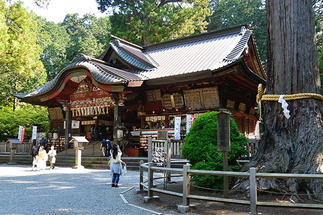 北口本宮冨士浅間神社の拝殿