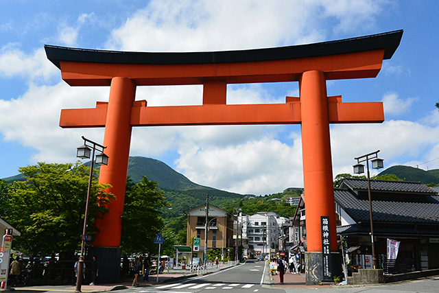 箱根神社の第一鳥居