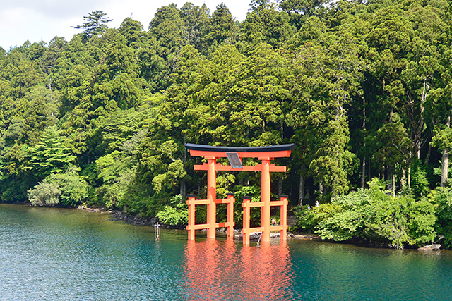 箱根神社の大鳥居（平和の鳥居）