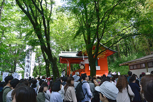 九頭龍神社・月次祭の混雑