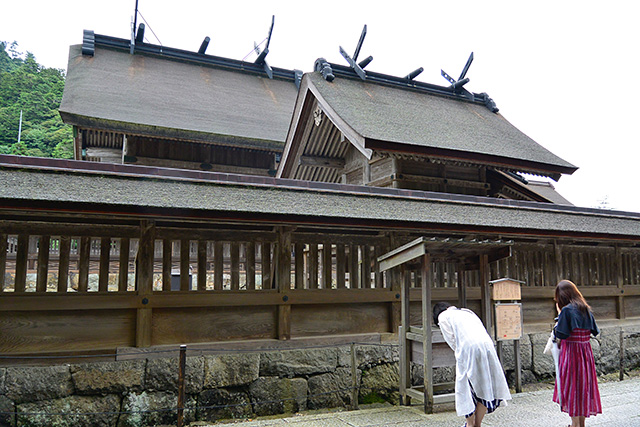 出雲大社・西の小さな参拝所