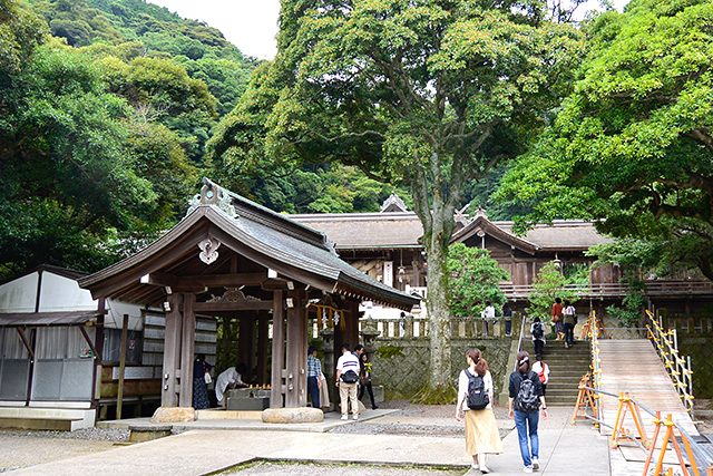 美保神社の手水舎