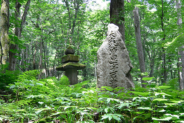 法華多宝塔と大乗妙典一字一石書写碑