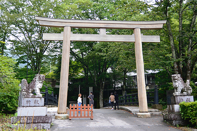 古峯神社の鳥居