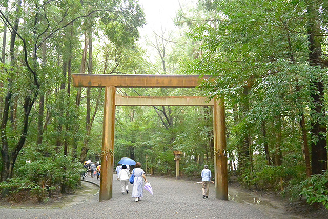 伊勢神宮・外宮・北御門の鳥居