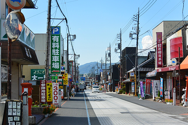 笠間稲荷神社・門前通り