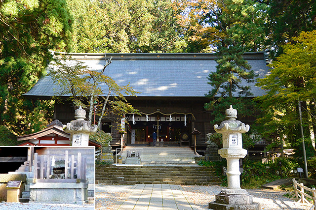 河口浅間神社の拝殿