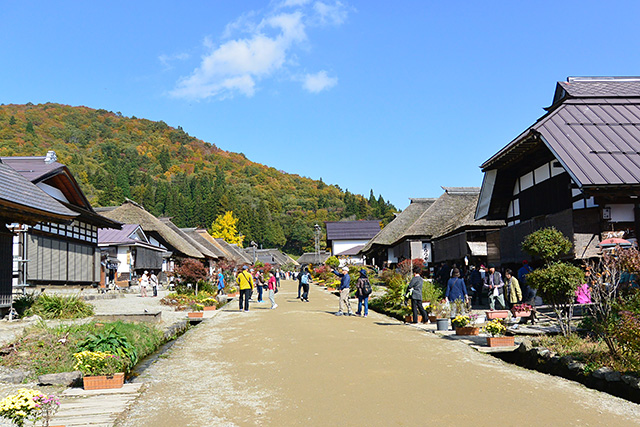 大内宿の街道