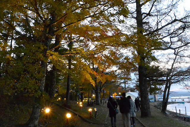 山中湖・紅葉まつり