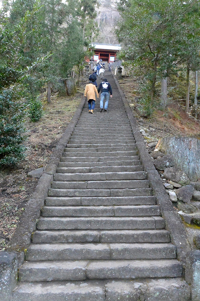 妙義神社・165段の階段