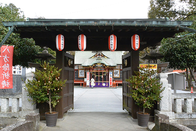 玉村八幡宮・神橋と中門