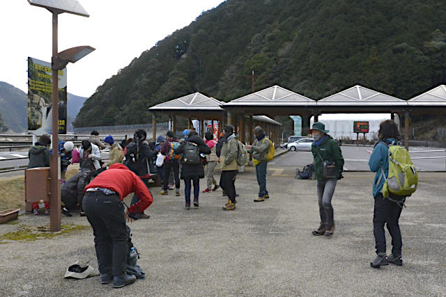 熊野古道ハイキング前