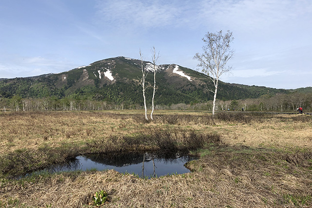 逆さ至仏山