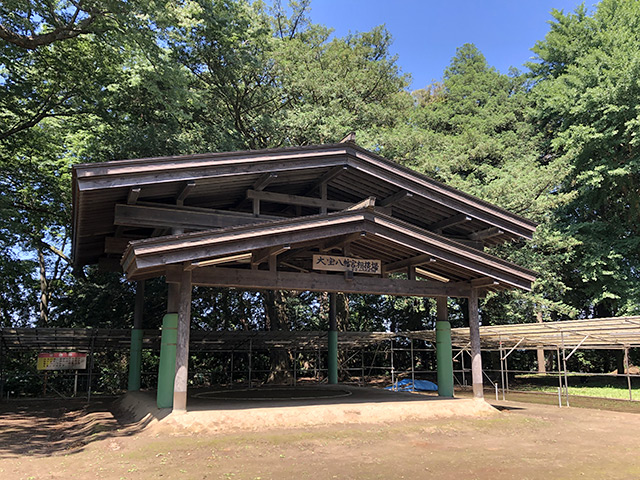 大宝八幡宮・相撲場