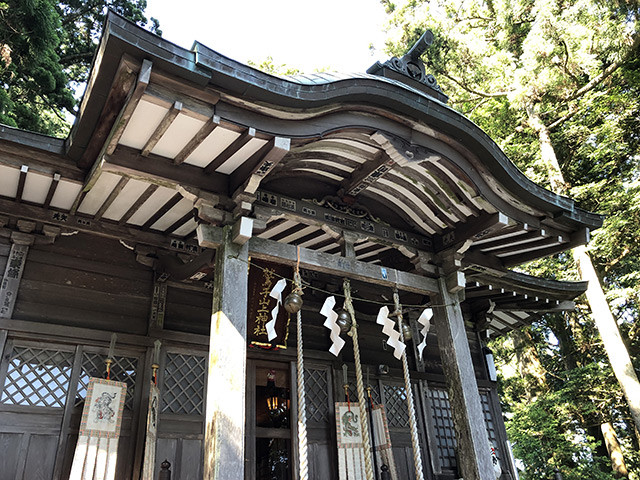 鷲子山上神社・拝殿