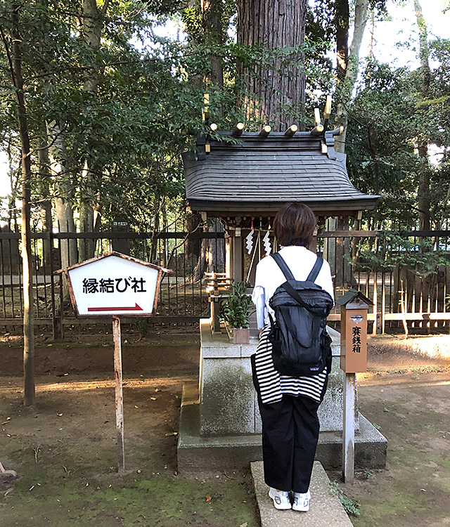 一言主神社の梛の木と縁結び社