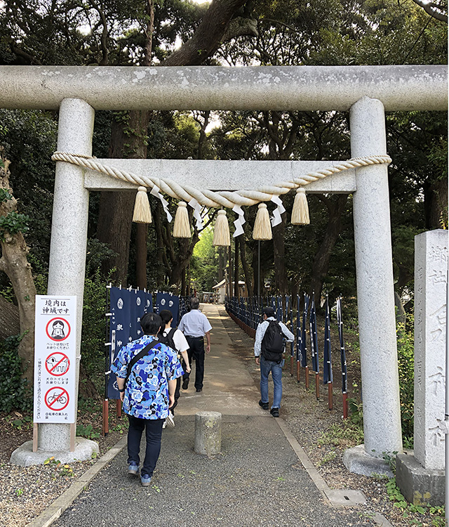 泉神社のの鳥居