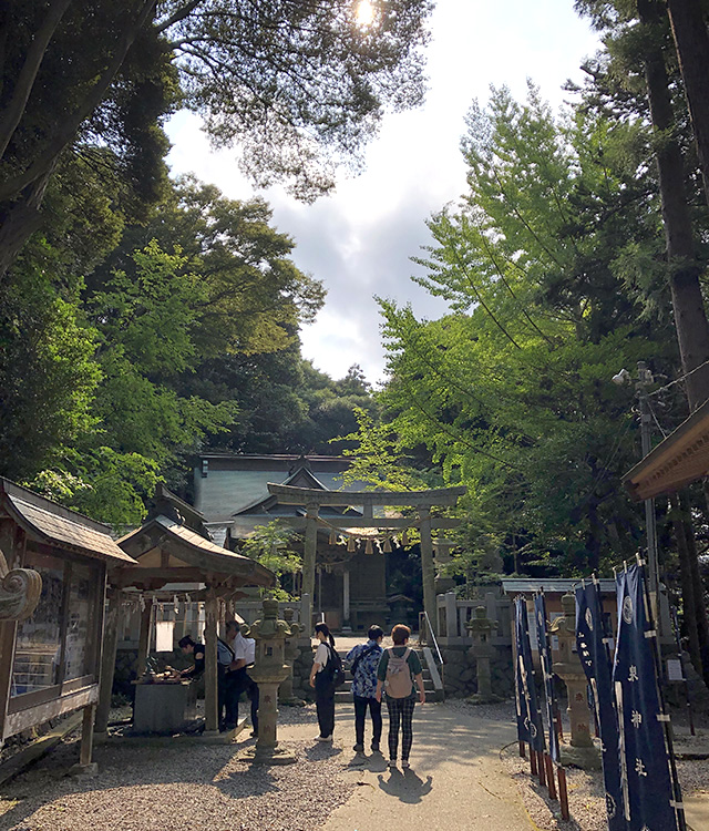 泉神社の参道