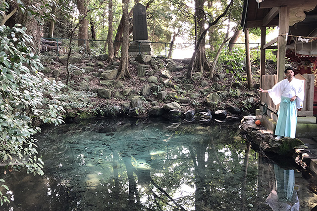 泉神社の湧水